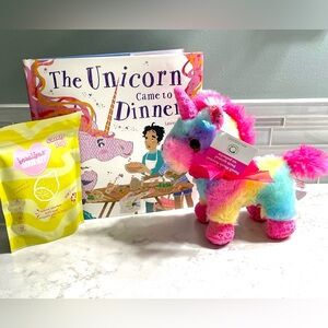 🦄Book/ plush Unicorn/ Bath Soak